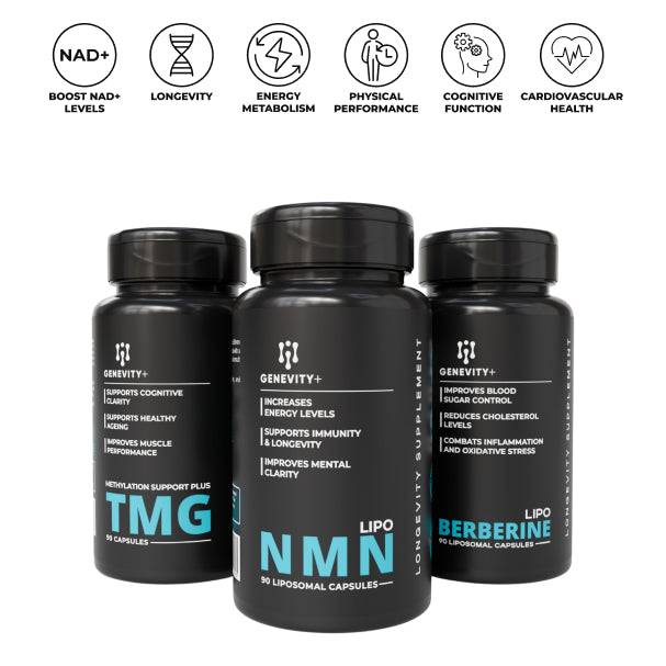 Elite Performance Stack: NMN, TMG & Berberine
