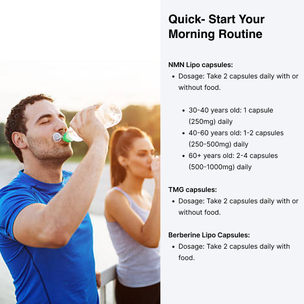 Elite Performance Stack: NMN, TMG & Berberine